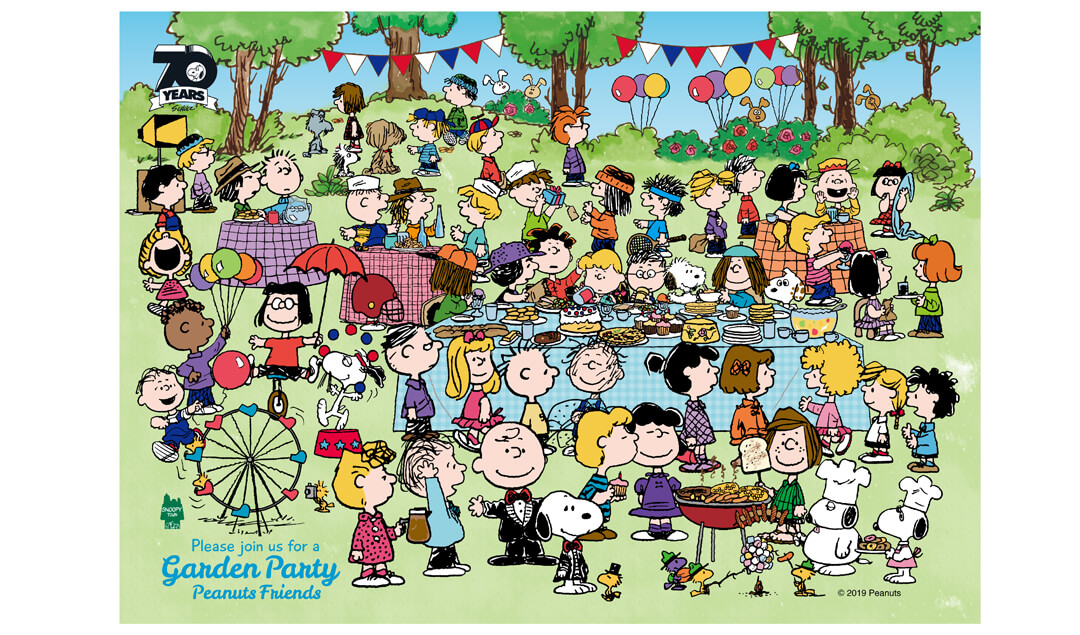 Peanuts70周年記念 70years Of Happiness With The Peanuts Gang 19年10月5日 土 発売予定 スヌーピータウンショップ