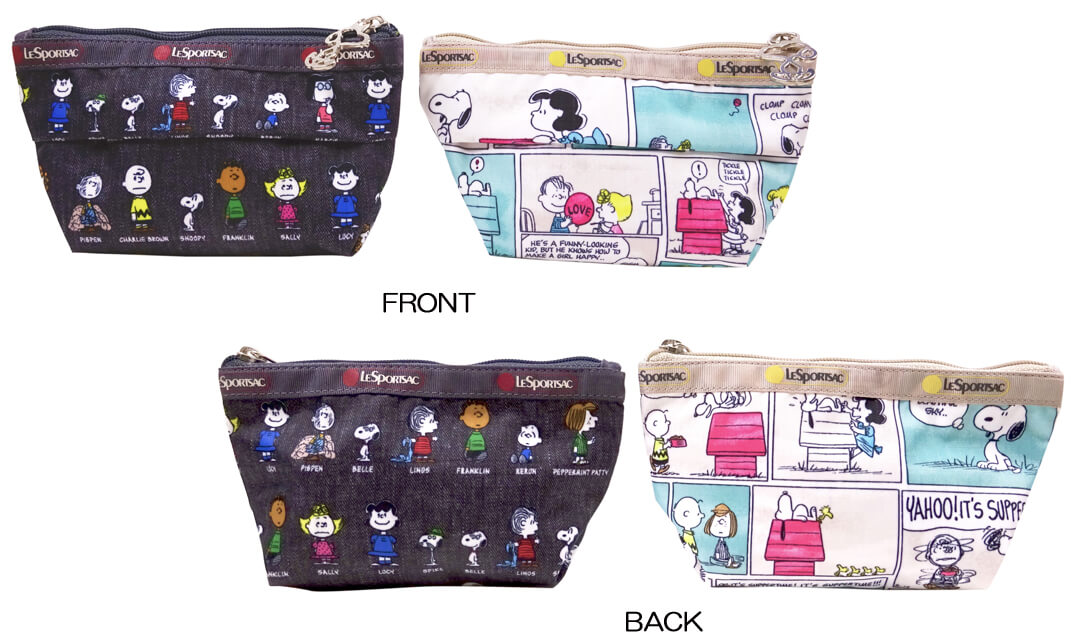 SNOOPY LeSportsac レスポ コラボポーチpeanut - fulfillmentcentre.com.ua