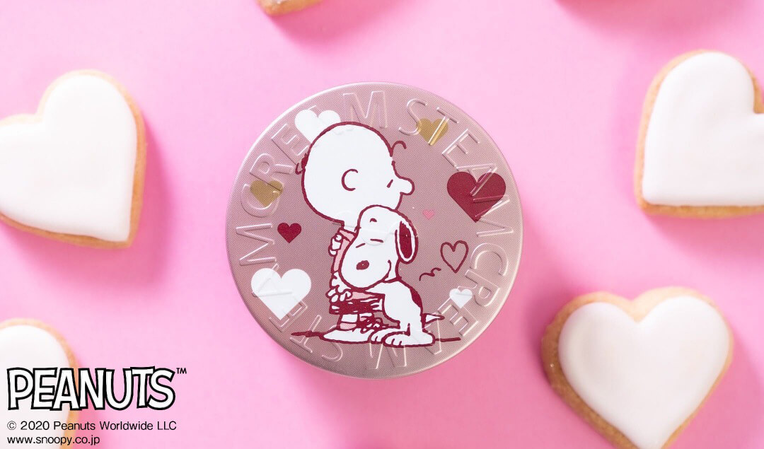 スチームクリーム 新柄発売 スヌーピータウンショップ