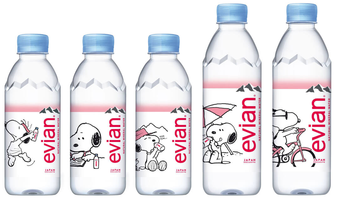 evian スヌーピー PEANUTS 330ml×24 - 酒