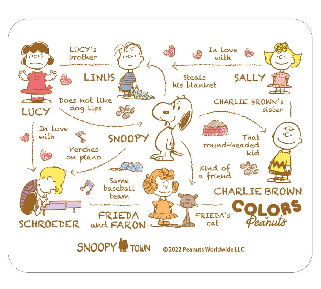 スヌーピータウンショップ オリジナル Colors Of Peanuts 22年10月8日 土 発売予定 スヌーピータウンショップ
